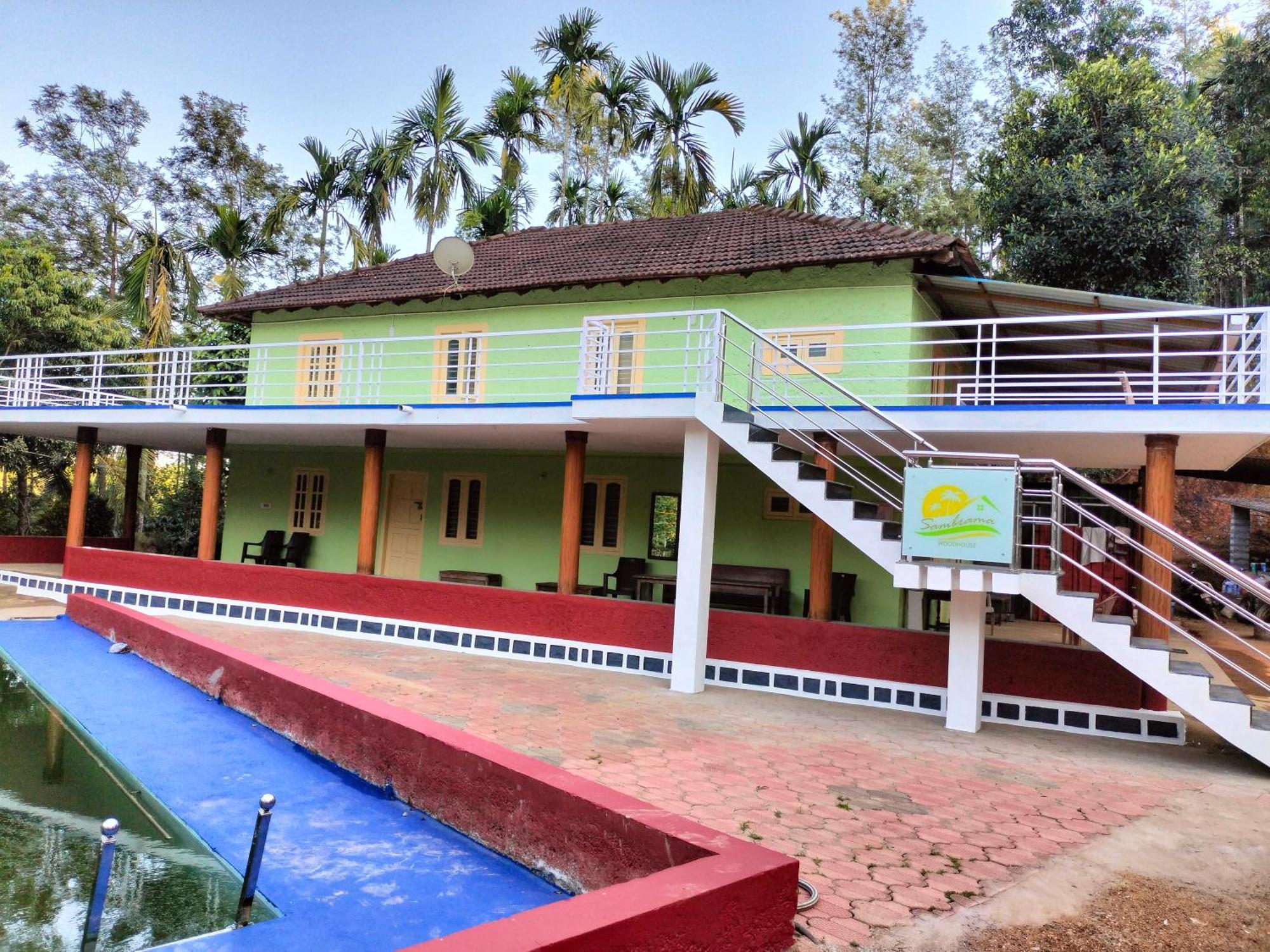마디케리 Sambrama Wood House 빌라 외부 사진